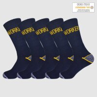 10 Paar Arbeitssocken Socken Baumwolle WORKER Socks