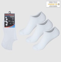 GIANVAGLIA® 12 paar Deluxe Baumwoll Sneaker Socken Unisex schwarz oder weiß