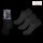 GIANVAGLIA® 12 paar Deluxe Baumwolle Sneaker Socken Unisex 35-40 schwarz