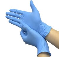 Nitrilhandschuhe 100 Stk. L - blau