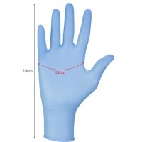 Nitrilhandschuhe 100 Stk. L - blau