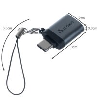 Izoxis USB zu OTG USB-C Adapter