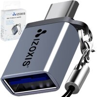 Izoxis USB Typ C Adapter auf Micro USB 2...