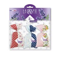 3 Lavendel- und Lavandin-Beutel im Patchwork Stoff aus...