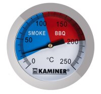 BBQ Grill Thermometer Edelstahl Analog Smoker Gasgrill...