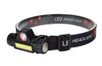 Stirnlampe Taschenlampe COB LED 4IN1 USB Superhell...