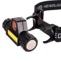 Stirnlampe Taschenlampe COB LED 4IN1 USB Superhell Camping Outdoor