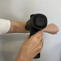 Massagepistole 8 Aufsätze 6 Intensitätsstufen Nacken Schulter Körper