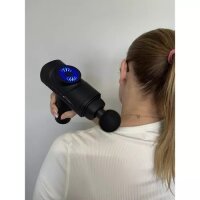 Massagepistole 8 Aufsätze 6 Intensitätsstufen Nacken Schulter Körper