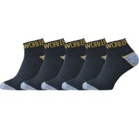 5 Paar Arbeitssocken Socken Baumwolle WORKER Socks kurz...