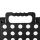 Klapphocker Sitzhocker Kunststoff 39cm Tritthocker Badhocker