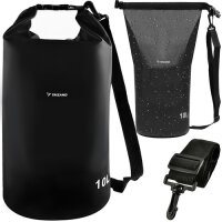 Wasserdichter Packsack - Wasserfester Packbeutel mit Tragegurt - Robuste Bootstasche f&uuml;r Wassersport - Trekkingsack 10/20/30 Liter Seesack