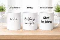 Personalisierte Tasse mit Wunschtext | Individuelle Tasse...