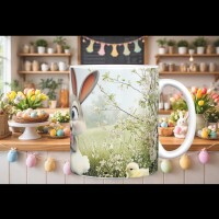 Ostertasse Hase Küken | Osterbecher Keramik | Geschenk für Kinder & Familie | Frühlingsdeko Küche | 5 Motive zur Auswahl Geschenkidee