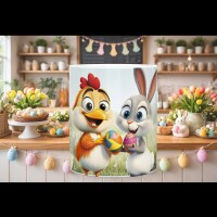 Ostertasse Hase Küken | Osterbecher Keramik | Geschenk für Kinder & Familie | Frühlingsdeko Küche | 5 Motive zur Auswahl Geschenkidee