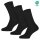 12 Paar Unisex Baumwolle Business Socken Schwarz Gr&ouml;sse 35-38