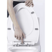 WC-Sitz mit Soft-Close-Funktion und abnehmbarem Sitz