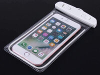 Wasserdichtes Geh&auml;use f&uuml;rs Handy - wei&szlig;e Wasserdichte Handyh&uuml;lle