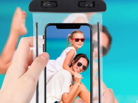 Wasserdichtes Geh&auml;use f&uuml;rs Handy - schwarze Wasserdichte Handyh&uuml;lle