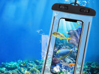 Wasserdichtes Geh&auml;use f&uuml;rs Handy - schwarze Wasserdichte Handyh&uuml;lle