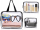 Transparente Kosmetiktasche f&uuml;r die Reise 3 in1 Flugzeug Organizer