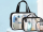 Transparente Kosmetiktasche f&uuml;r die Reise 3 in1 Flugzeug Organizer