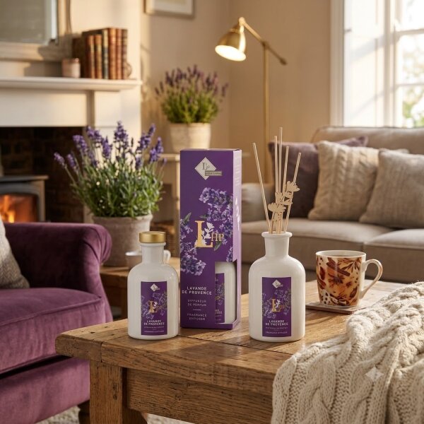 Lavendel Raumduft Diffusor 110ml Original aus Frankreich - Premium Lavendel&ouml;l