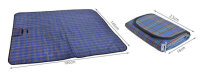 Picknickdecke 145x180 Picknickmatte, Stranddecke, wasserdicht, XXL, faltbar, groß, für Camping, Strand, Garten, Picknicks, Ausflüge, Reisen, Outdoor-Matte, Feuchtigkeitsschutz, leicht zu reinigen, leicht, tragbar, mit Griffen, aufrollbar, bequem, weich, l