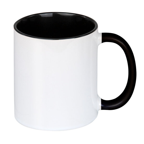 schwarz mit Henkel schwarz